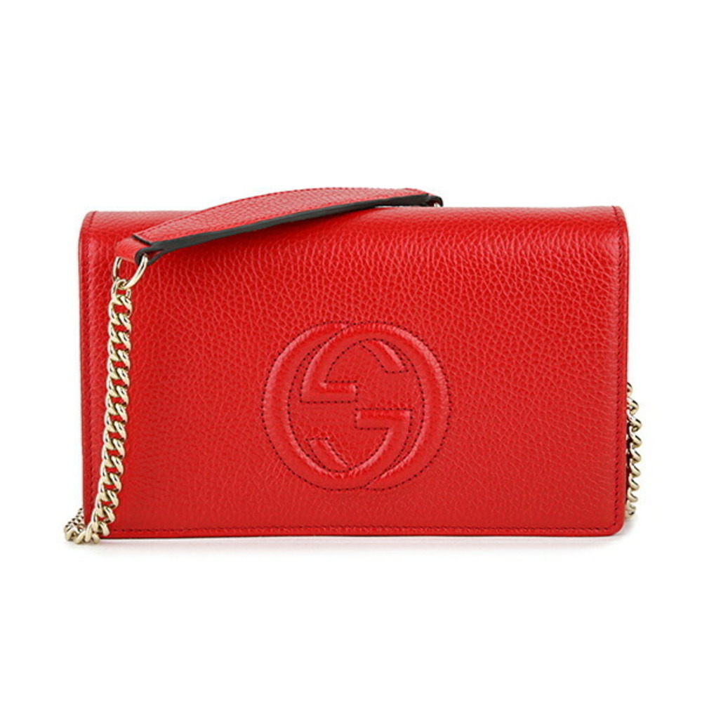 Gucci Soho Shoulder Bag Red